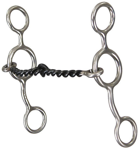 Reinsman Jr Cowhorse 5/16in Sweet Iron Twist Snaffle