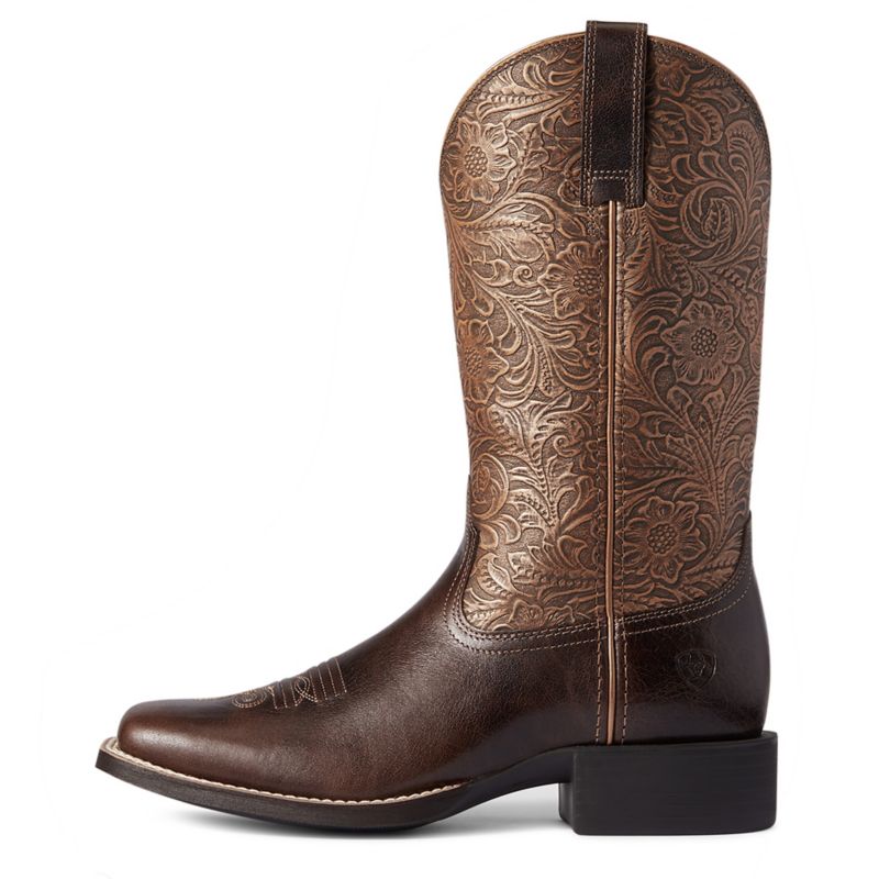 Ariat Ladies Round Up Square Toe Boots
