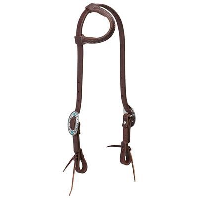 Weaver Working Tack Feathers Single Ear Headstall
