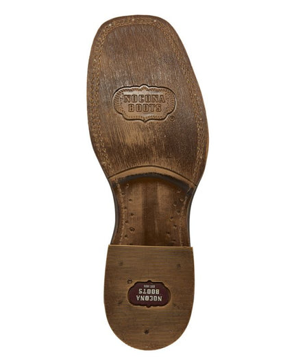 Nocona Mens Deputy Square Toe Brown Boots
