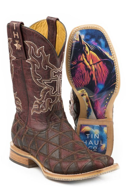 Tin Haul Ladies A Cute Angle Western Boots