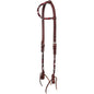 Beaded Red Diamond One-Ear Headstall