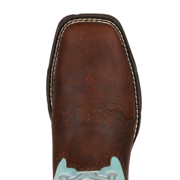 Lady Rebel Durango Powder n Lace Sq Boots
