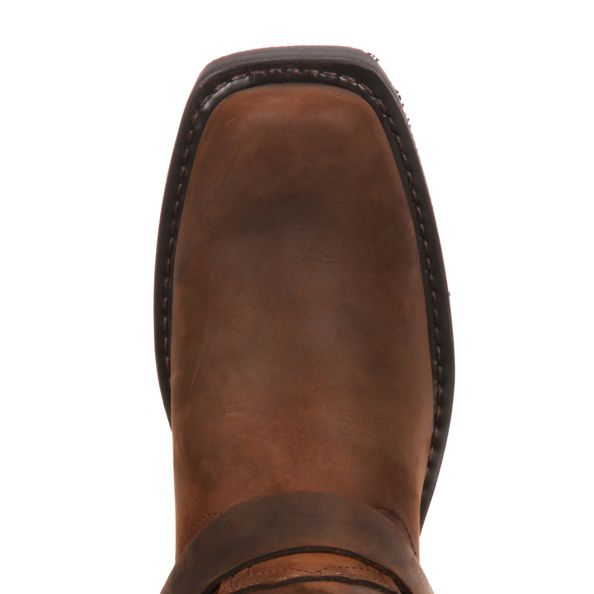 Durango Men's Brown Harness Square Toe Boots