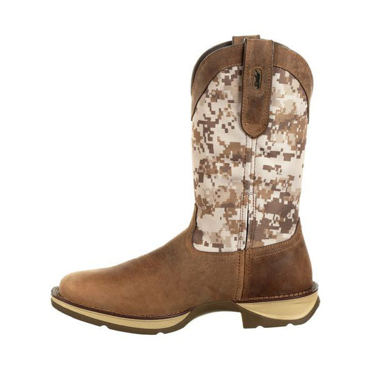 Rebel Durango Mens Desert Camo Square Toe Boots