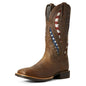 Ariat Mens Quickdraw VentTEK Sq Flag Boots