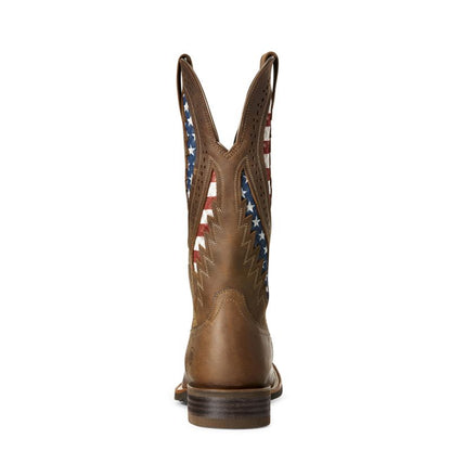 Ariat Mens Quickdraw VentTEK Sq Flag Boots