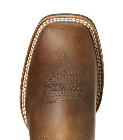 Ariat Mens Quickdraw VentTEK Sq Flag Boots