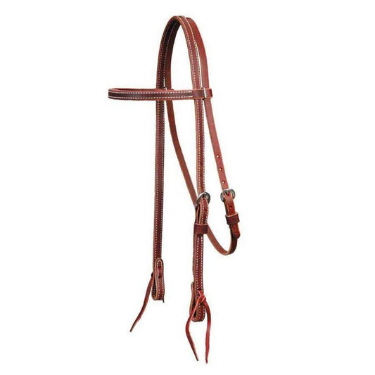 Colorado Saddlery 5/8" Latigo Browband Headstall