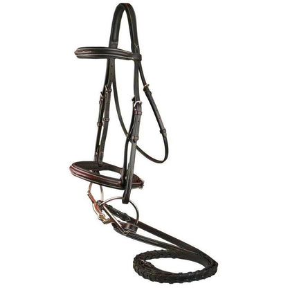 DaVinci Fancy Raised Comfort Bridle for English Riding
