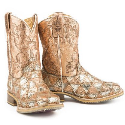 Tin Haul Little Kids' Mish and Mash Square Toe Boots