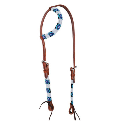 Circle Y Wrapped Bead One Ear Headstall