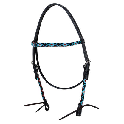 Circle Y Wrap Bead Browband Headstall – Vibrant Accents