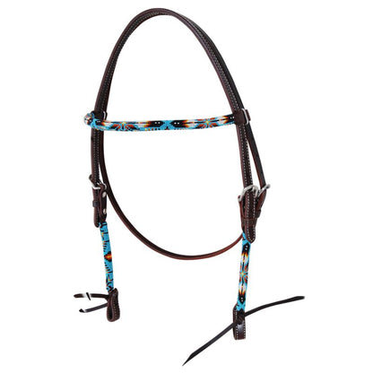 Circle Y Wrap Bead Browband Headstall – Vibrant Accents