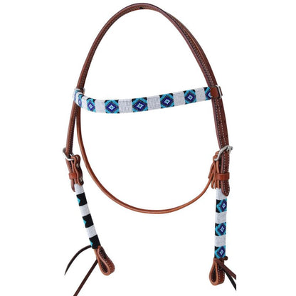 Circle Y Wrap Bead Browband Headstall – Vibrant Accents