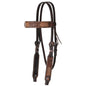 Circle Y Filigree Inlay Browband Headstall – Elegant Detail