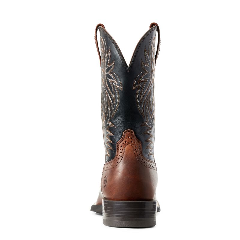Ariat Mens Sport Western Sq Cog/Blk Boots