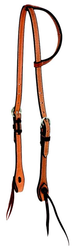 Cowboy Tack 5/8in Roughout Knot Single Ear Headstall