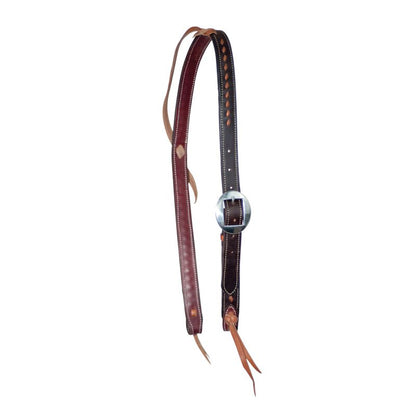 Cowboy Tack 1" Slip Ear Headstall w/ Knot – Strong & Secure