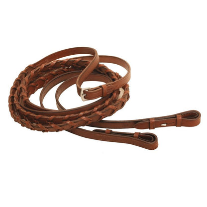 Tory 72in Laced Reins w/ Stud Hooks