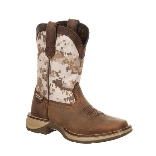 Durango Big Kids Camo Square Toe Boots
