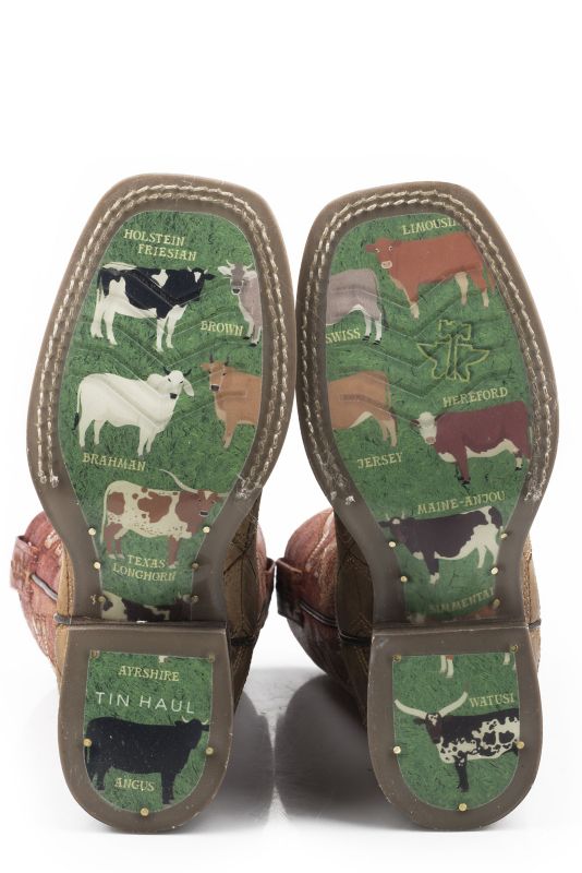 Tin Haul Little Kids 3D Illusion Western Boots