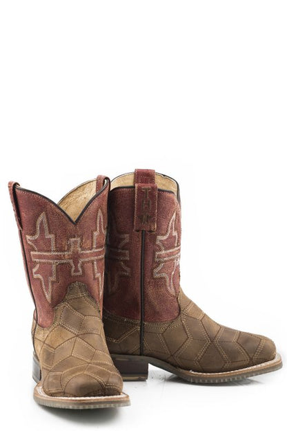 Tin Haul Little Kids 3D Illusion Western Boots