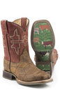 Tin Haul Little Kids 3D Illusion Western Boots