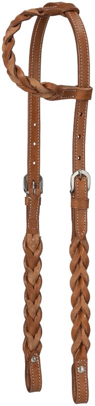 Royal King Braided Leather One Ear Headstall