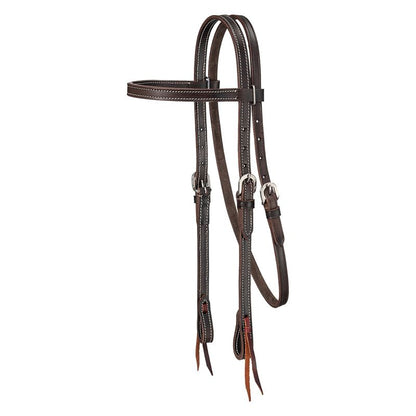 Royal King Plain Leather Pony Browband Headstall