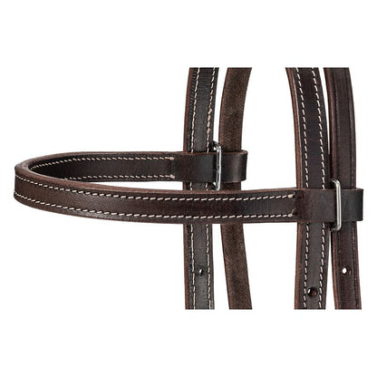 Royal King Plain Leather Pony Browband Headstall