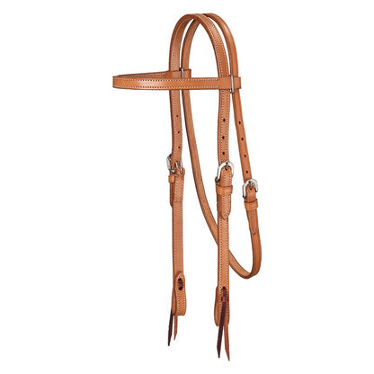 Royal King Plain Leather Pony Browband Headstall