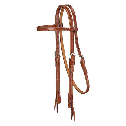 Royal King Plain Leather Pony Browband Headstall