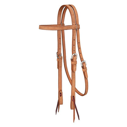 Royal King Plain Leather Pony Browband Headstall