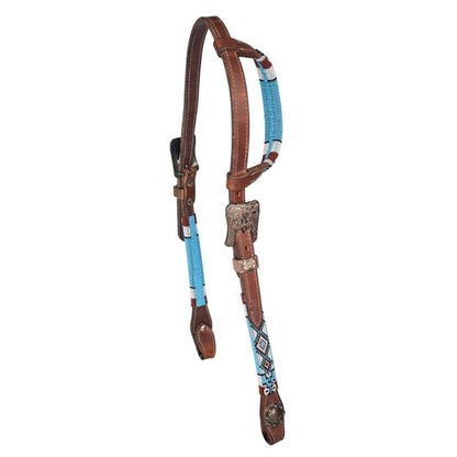 Tabelo Aztec Beaded Ear Headstall