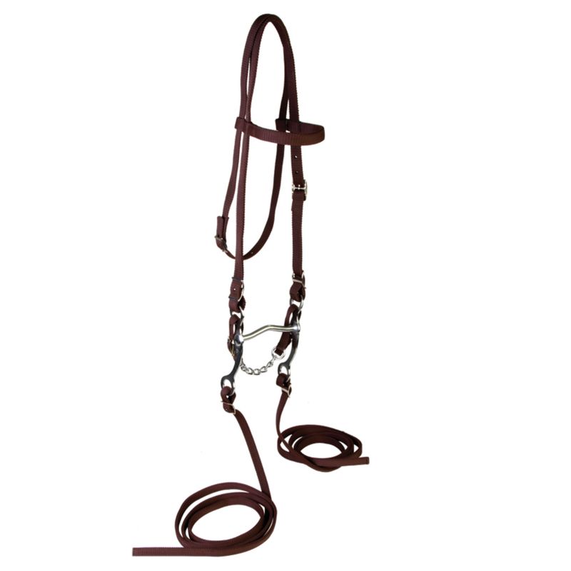 Western Poly Browband Headstall & Reins