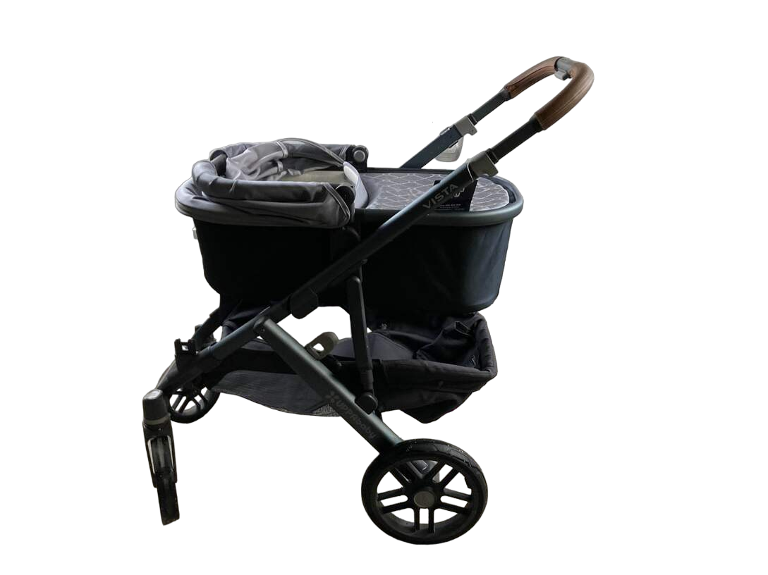  UPPAbaby Vista Stroller With Cup Holder, Frame And Bassinet Only