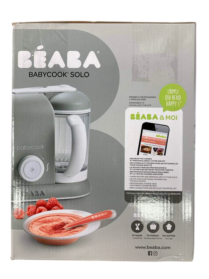  Beaba Babycook Solo 4-in-1 Baby Food Maker, Grey