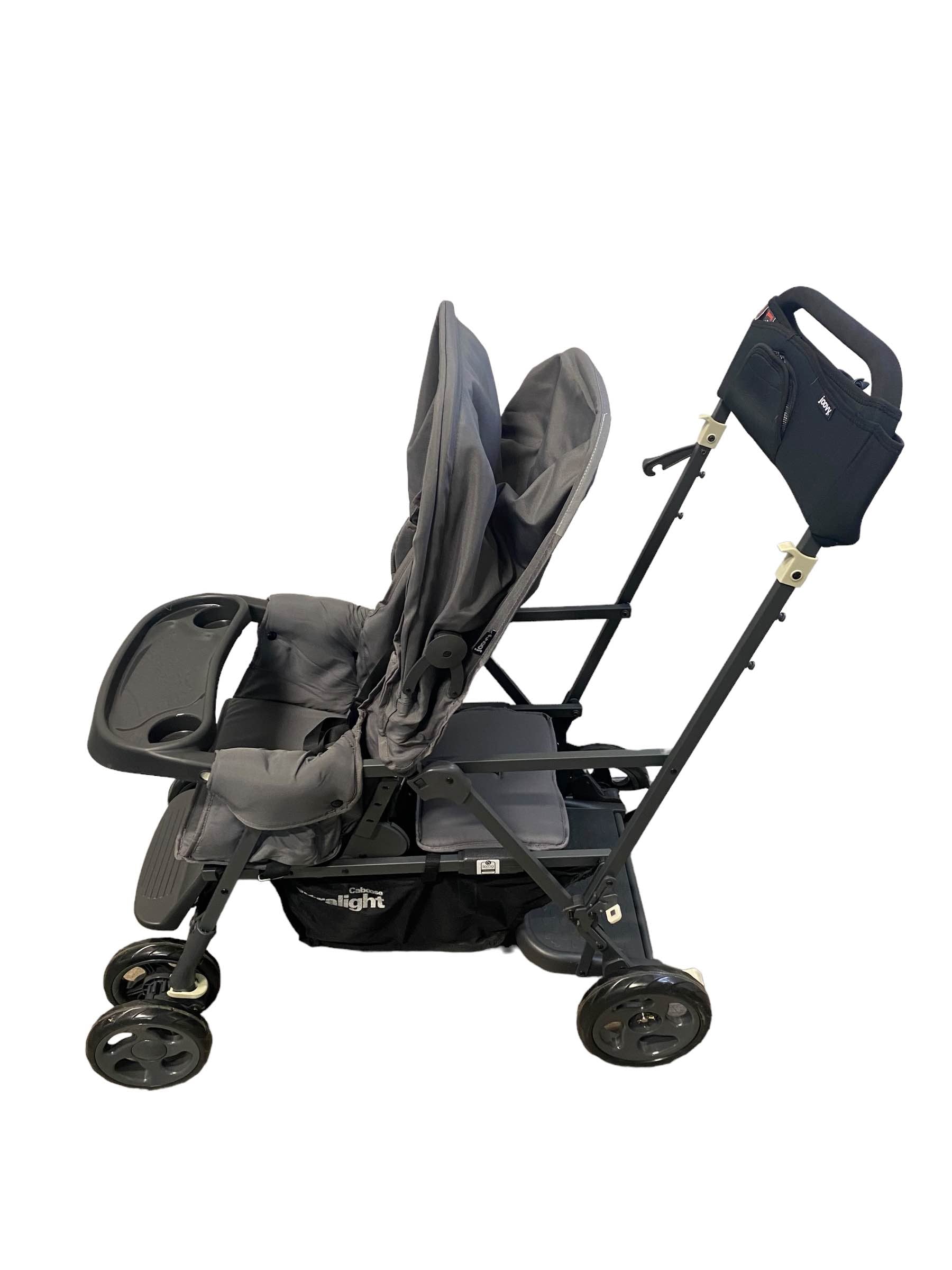  Joovy Caboose Ultralight Graphite Stroller, Charcoal, 2021