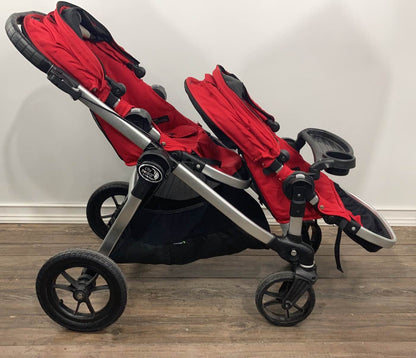  Baby Jogger City Select Double Stroller, 2015, Red