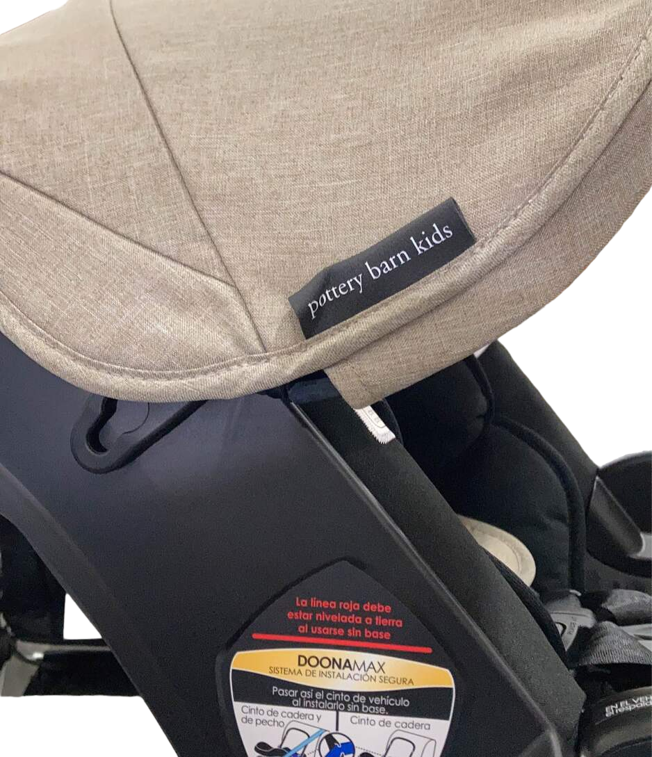  Doona Pottery Barn Kids Exclusive Edition Infant Car Seat Stroller, 2023, Warm Stone