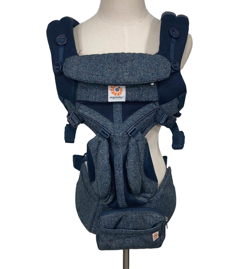  Ergobaby Omni 360 Cool Air Mesh Baby Carrier, Blue Tweed