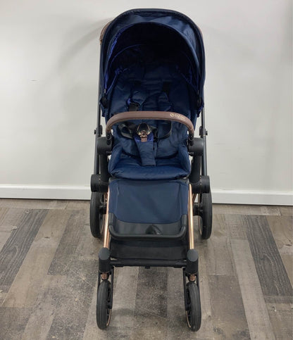  Cybex PRIAM Stroller, 2019, Rosegold, Indigo Blue