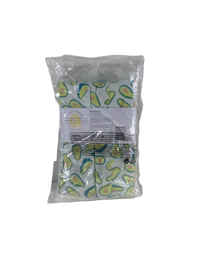  Burt's Bees Baby Organic Cotton Burp Cloths 5 Pack, Avo-Crazy