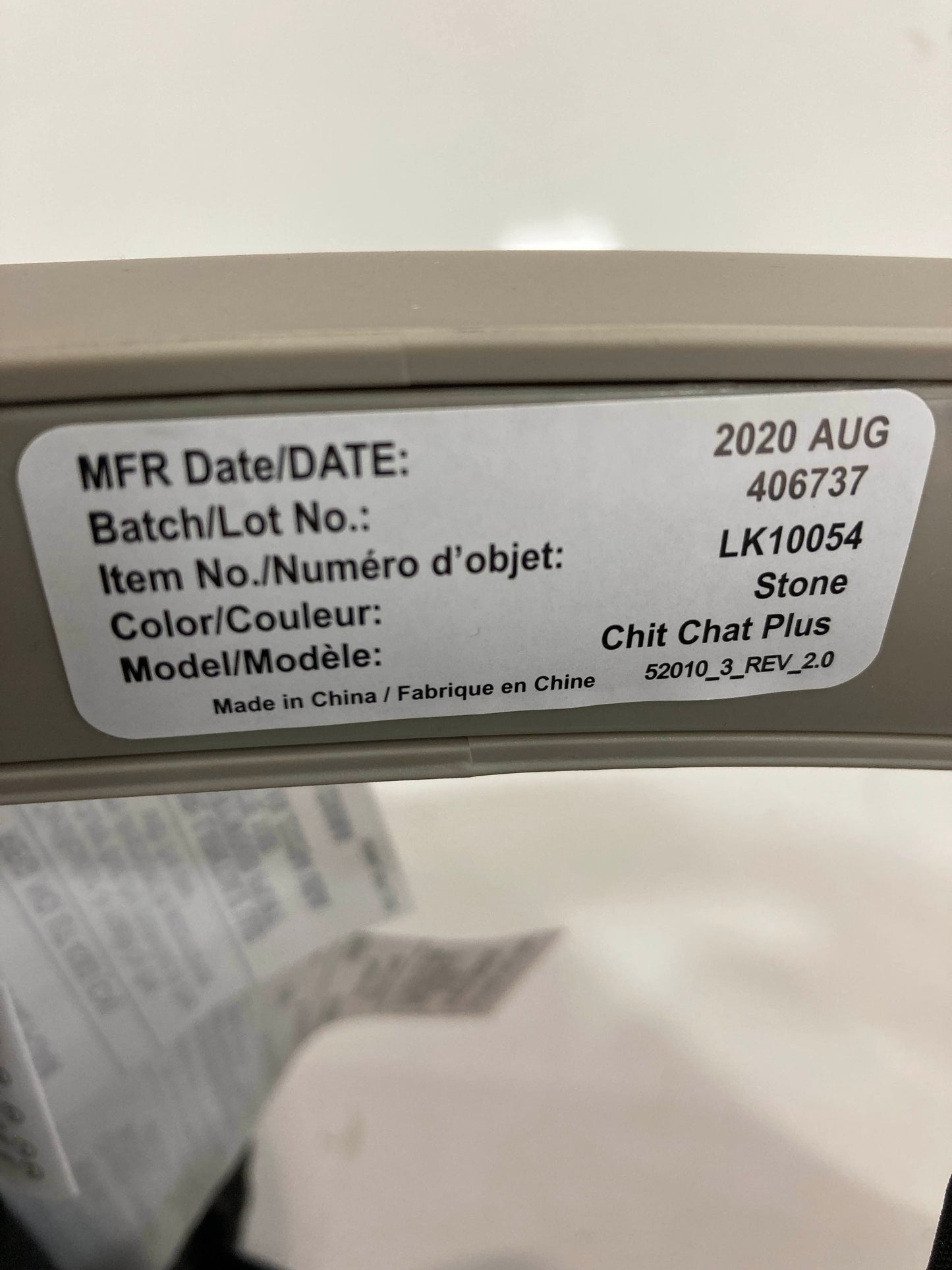  Larktale Chit Chat Plus Stroller, 2020, Nightcliff Stone