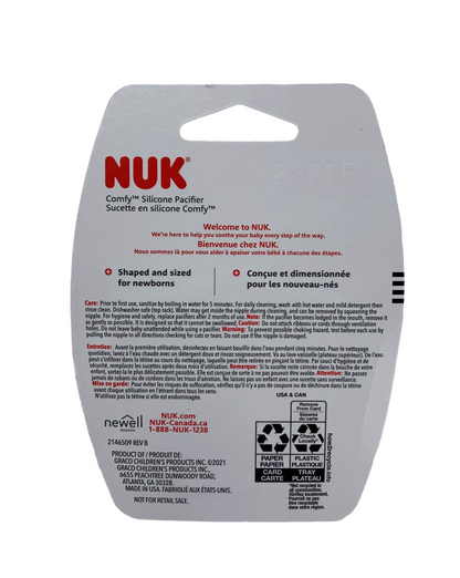  NUK Comfy Pacifier, 0-6 Months