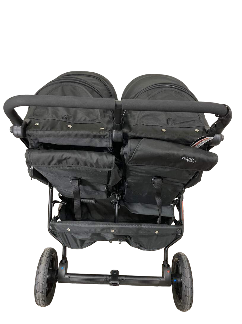  Valco Baby Tri Mode Duo X Double Stroller, 2022, Black Beauty