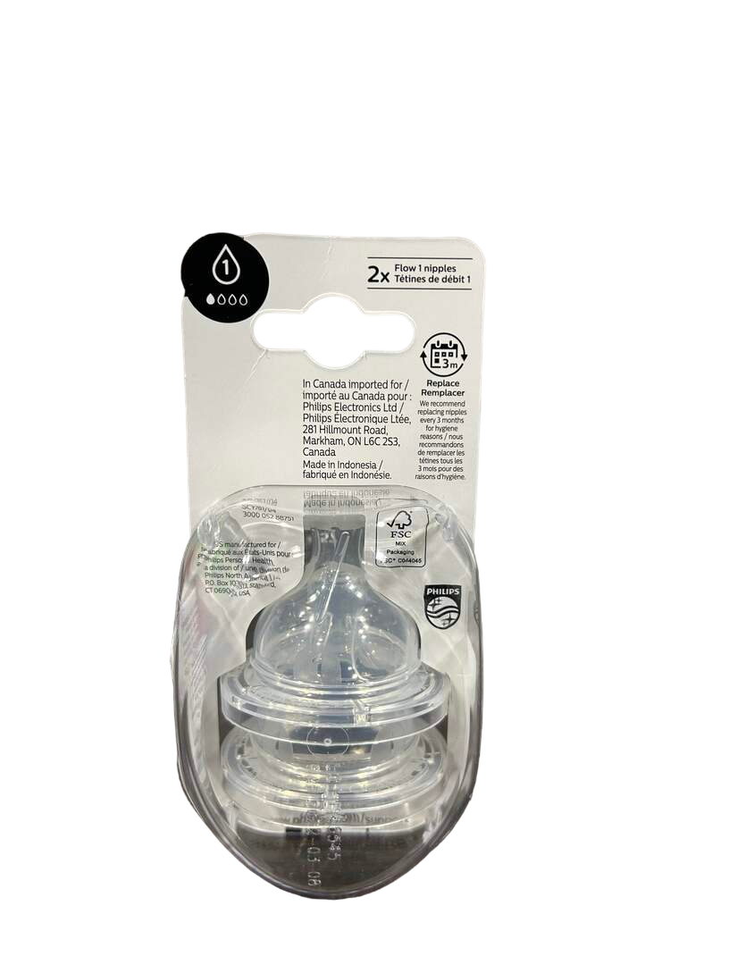 Philips Avent Anti-Colic Nipples, Newborn 0m+, 2-Pack