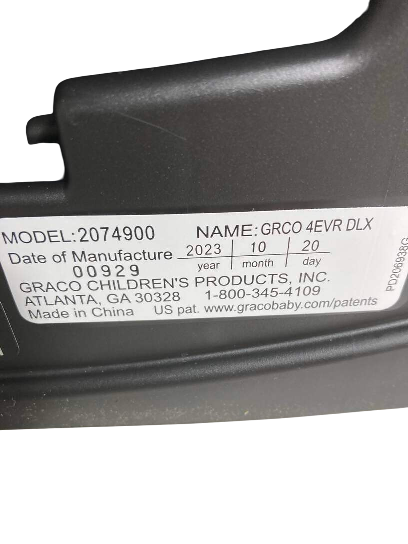  Graco 4Ever DLX 4-in-1 Car Seat, Zagg, 2023