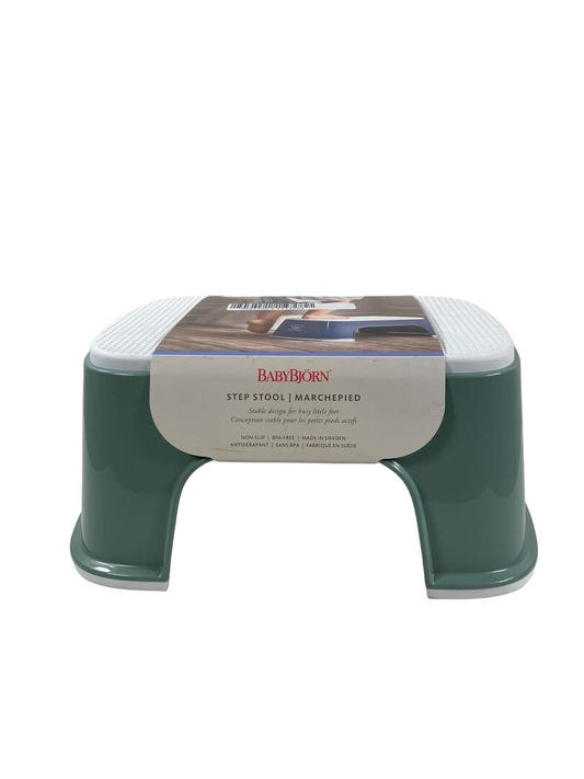  BabyBjorn Step Stool, Deep Green/ White